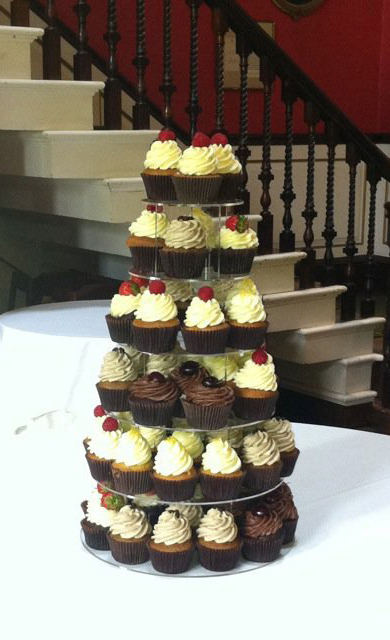 Wedding cupcake towers are always popular everyone gets their own cake